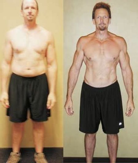 Healthy and controlled diet helped Sean Murray lose weight.